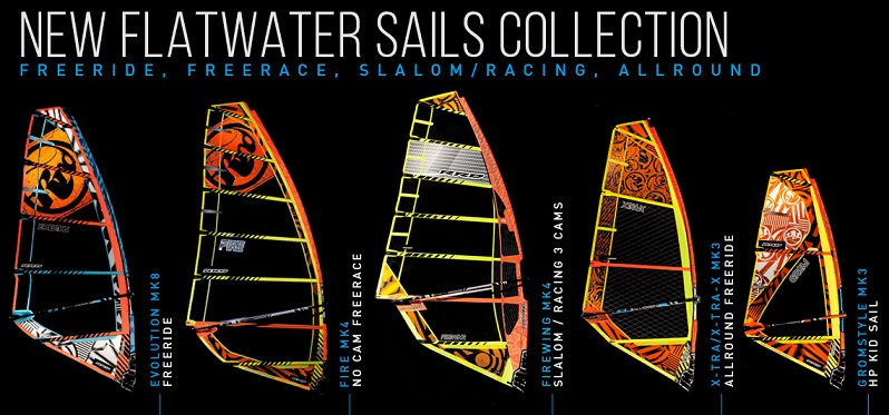banner flatwater sails collection